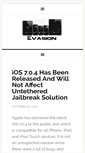 Mobile Screenshot of evasi0njailbreak.org